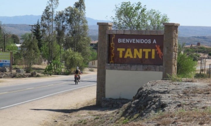 Tanti, en Córdoba.  Archivo de fotos.