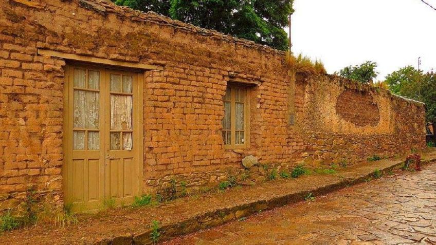 Las casas empedradas de La Carolina que se han conservado desde la época colonial. 