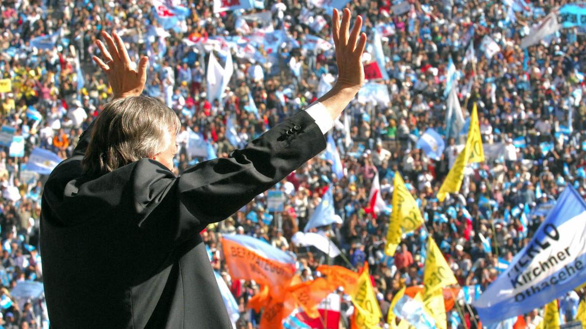 Acto en Mendoza 25 de mayo de 2007 Foto Presidencia de la Nación